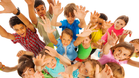 Groupe d'enfant Colonie